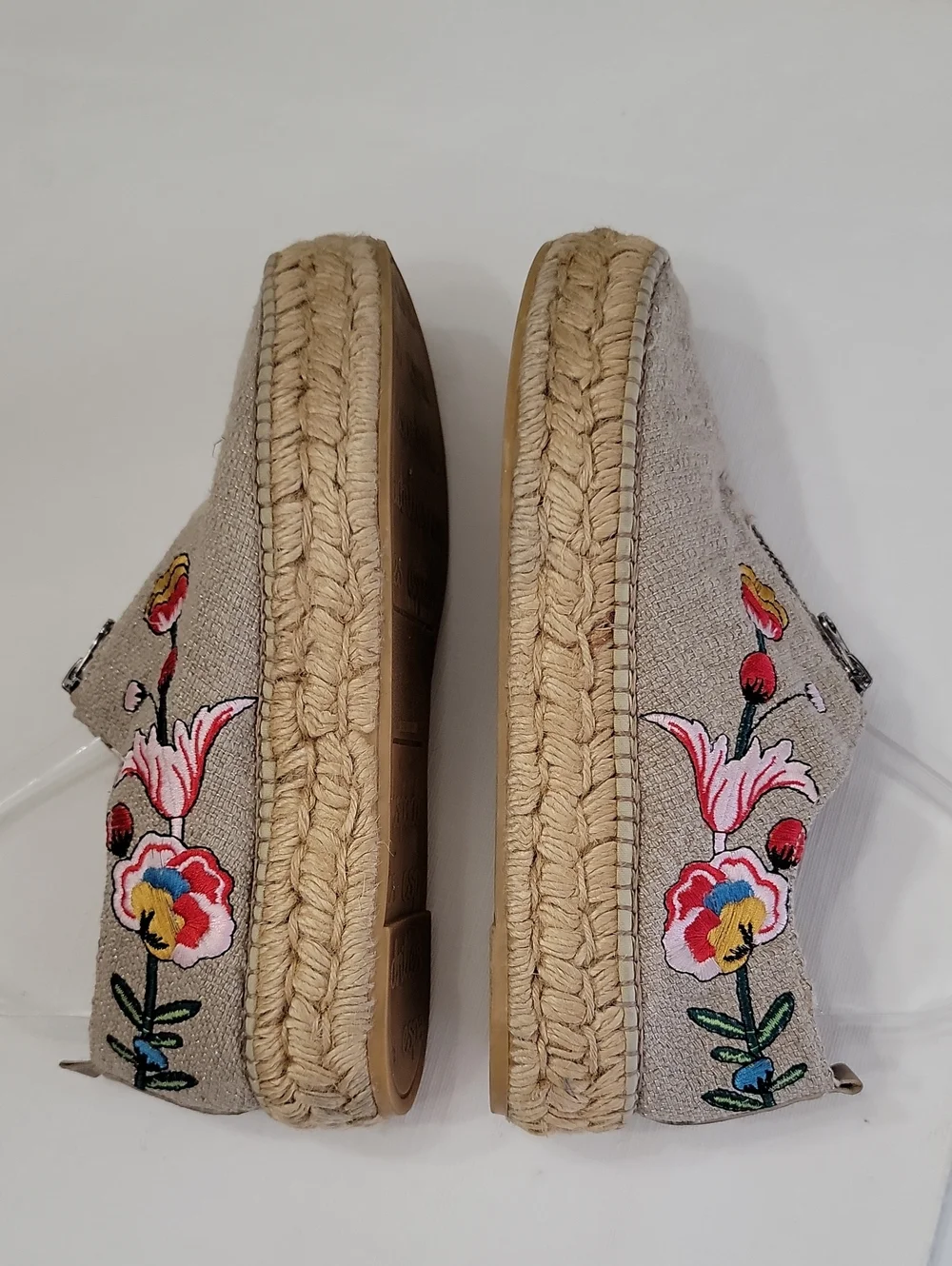 Eric Michael Embroidered Espadrilles sz40
